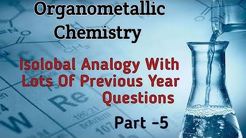 Organometallic Chemistry|Isolobal Analogy