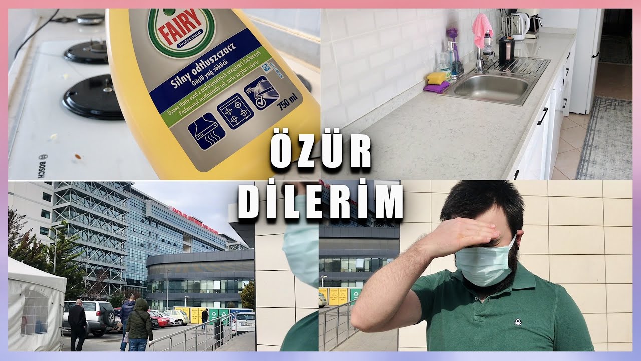 ÇOK PİŞMANIM 😥 HASTANEYE NEDEN GİTTİK 🏥 MUTFAĞI TEMİZLEDİM🧼 GÜNLÜK VLOG