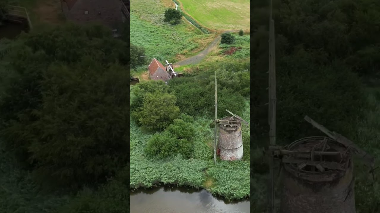 Brograve windmill, Norfolk Broads - DJI Mini 3Pro