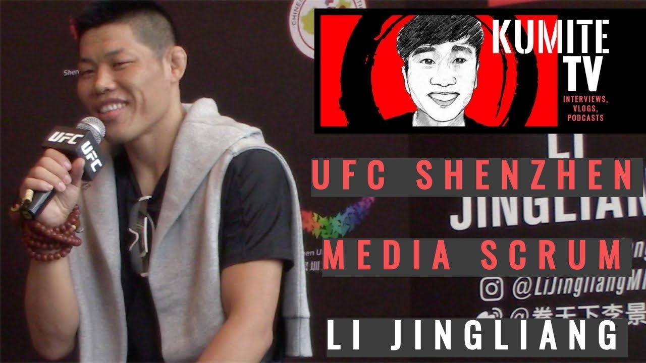 Li Jingliang | Media Scrum | UFC Shenzhen
