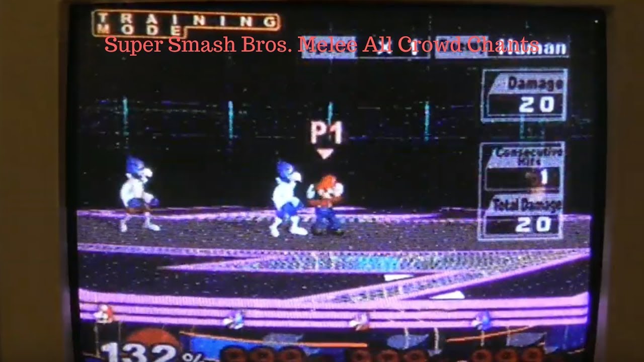 Super Smash Bros Melee All Crowd Chants