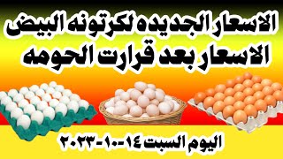 اسعار البيض اليوم سعر البيض اليوم السبت ١٤-١٠-٢٠٢٣ في المحلات في مصر