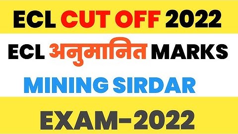 ECL Mining Sirdar Cut Off-2022