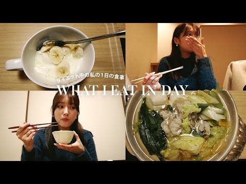 【フル食】ダイエットしてる時の私の１日の食事公開します🍽【daily vlog】