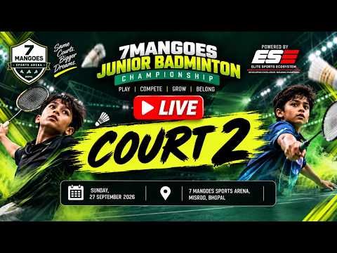 7 Mangoes Jr Badminton Championship powered by ESE - Court 2