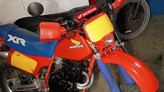 Honda xr500 1983 restored inspired by The en Kaplin cyles on you tube 