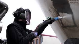 APPLIED BLAST MACHINE - COMMERCIAL APPLICATION