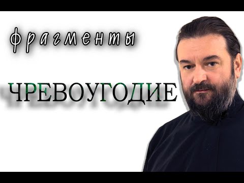 Сначала обжорство , потом разврат. Протоиерей  Андрей Ткачёв