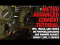 PUBG Mobile METRO Advanced Combat Tutorial - Tips and Tricks where to go to wipe out squads easily!