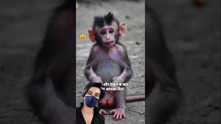 Monkey mom Great Baby So Happy ❤️