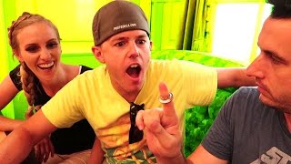 Magician Rams His Finger Through Coin! w/ Ellie & Jared