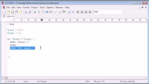 Beginner PHP Tutorial - 24 - Triple Equals
