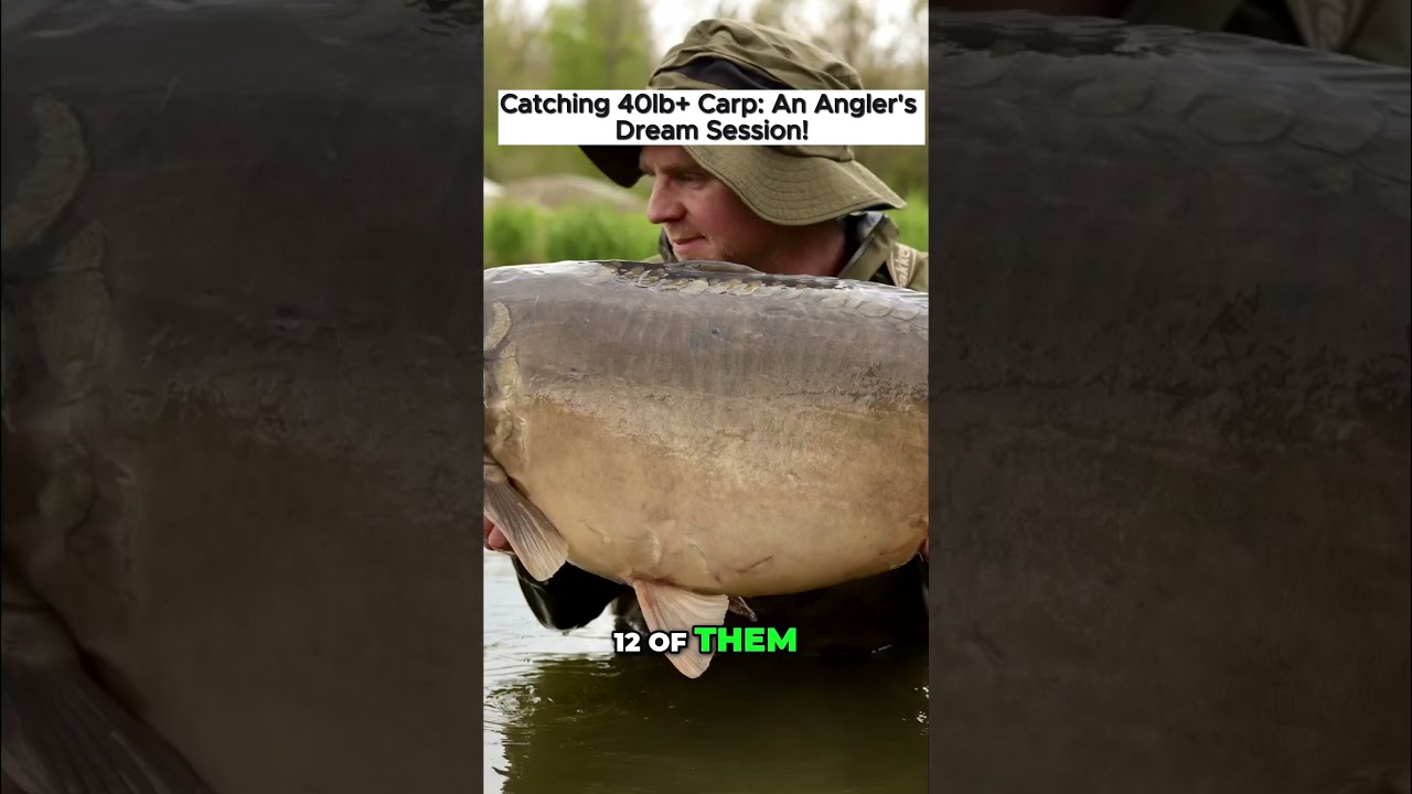 Catching 40lb Carp Fish