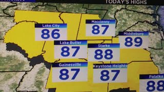 Warm Friday, Cool, breezy weekend