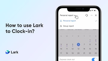 Lark 101 | How to Use Lark to Clock-in | Efficient Time Tracking with Lark Attendance