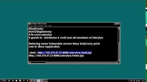 JBoss exploitation - [1day ind.]