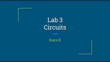 Lab 3 Circuits