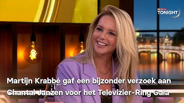 Chantal Janzen krijgt opvallende opdracht van Martijn Krabbé voor Televizier-Ring Gala | RTL Tonight