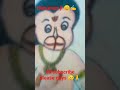 hanuman ji ki drawing of artist 😊🙏 #short video #viral song #trending #viral #@art_daksh #views #art