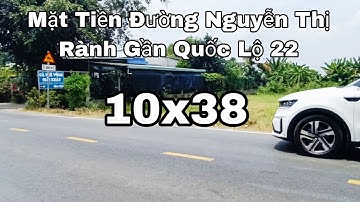Nhà đất củ chi | giá rẻ | giới thiệu | Lô đất chiến lược 10x38 Mặt Tiền Đường Nguyễn Thị Rành