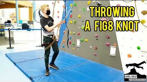 Throwing a Fig8 knot + Slow-Mo (Climbing Focus) A Video by Joel Self - Outdoor Instructor