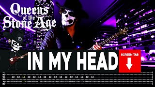 【QUEENS OF THE STONE AGE】[ In My Head ] cover by Masuka | LESSON | GUITAR TAB Resimi