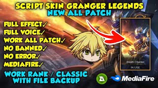 Script Skin Granger Legends New All Patch Work Tanpa Password - Mobile Legends Resimi