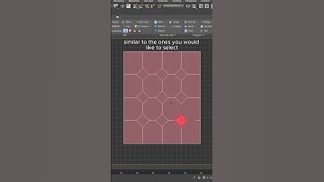 Reminder: How to select similar polygons in #3dsmax