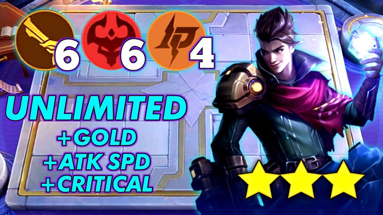 3 Stars CLAUDE with Unlimited GOLD, ATK SPD and CRITICAL