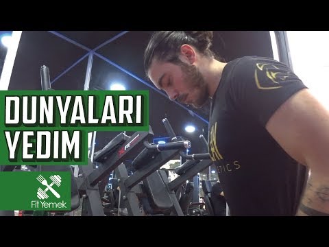 DÜNYALARI YEDİM (3000 KALORİ) | Antrenman + Beslenme VLOG