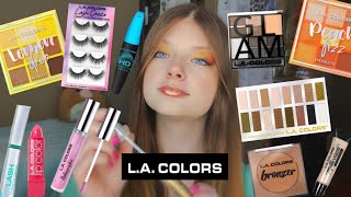 FULL FACE USING ONLY LA COLORS MAKEUP! Everything under $10|Graywyn