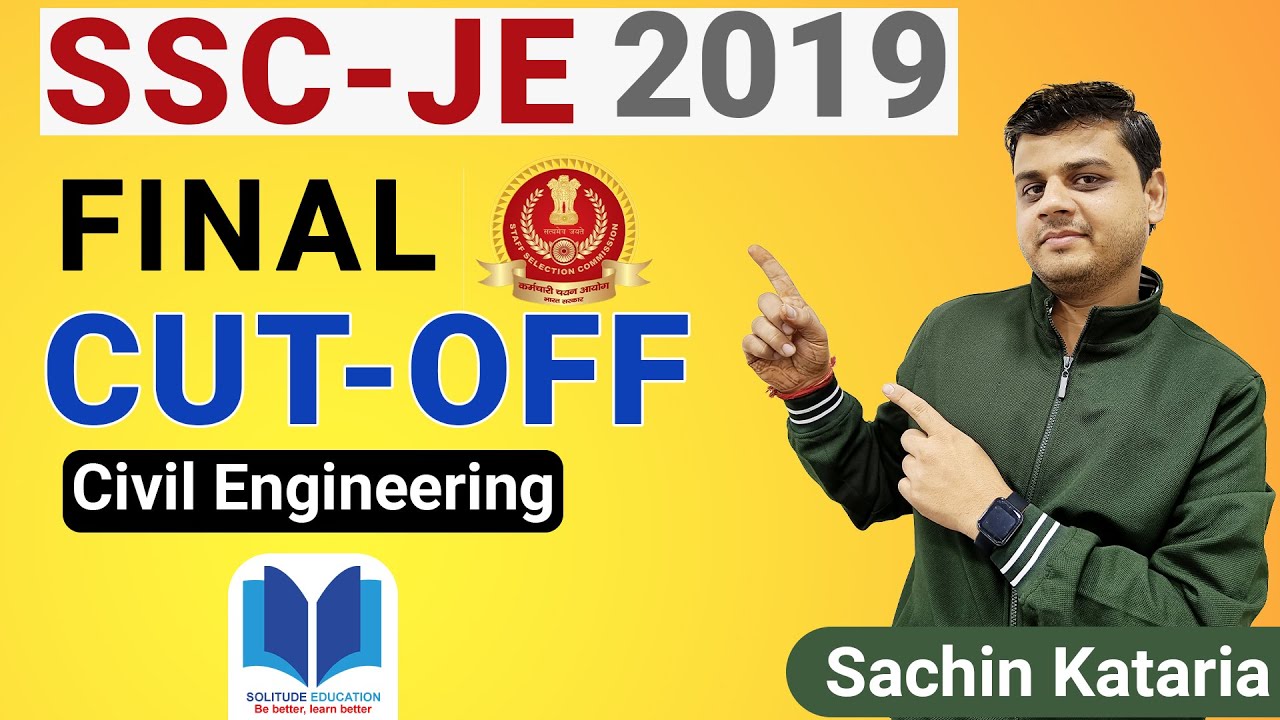 SSCJE 2019 Final Cut- Off | CIVIL ENGINEERING SSC CUTOFF | SSC JE CIVIL 2019 CUTOFF|CUTOFF SSC