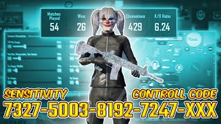 UPDATE 3.1 🔥 Best Zero Recoil Sensitivity CODE + Control Settings For Pubg Mobile/BGMI in 2024