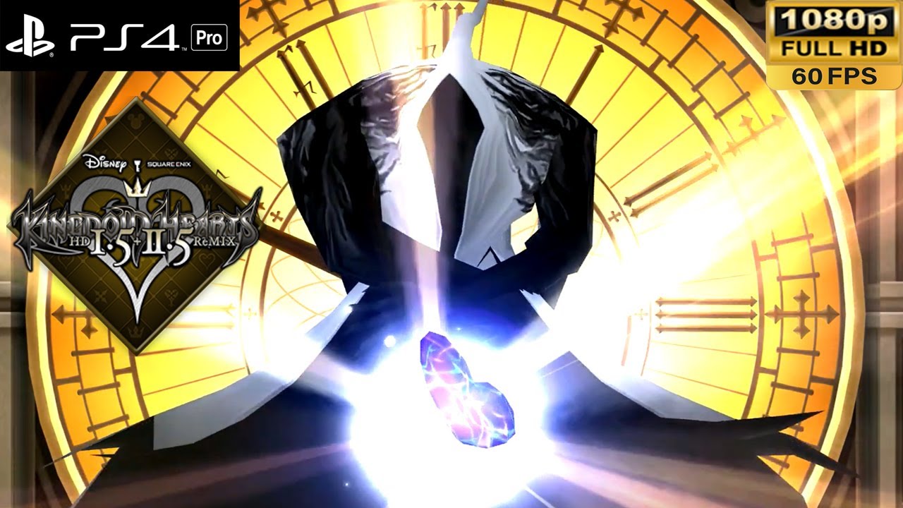 [PS4 Pro 1080p 60fps] Kingdom Hearts 1 The Phantom Boss Fight - KH HD 1.5 + 2.5 Remix