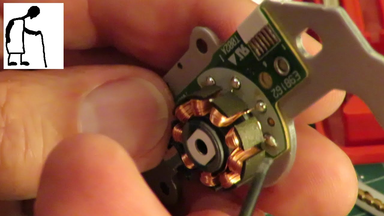 Old DVD drive motors revisited YouTube