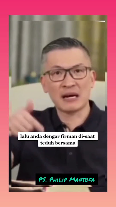 Tuhan sanggup mengubah hidup kita||Ps. Philip Mantofa