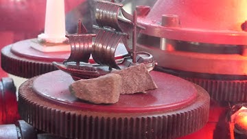 A ship in the lighthouse mechanism