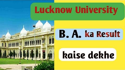 Lucknow University Ba NEP 1st Semester Ka Result Kaise Dekhe | Ba 1st Sem. ka result Phone me Dekhe|