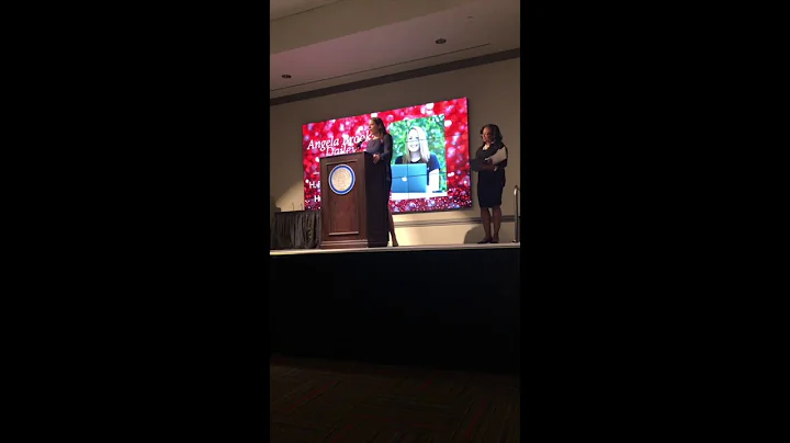 Angela Dailey receives Service to Humanity Award