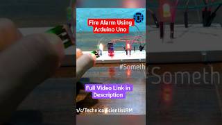 Fire Alarm Using Arduino Uno Flame Sensor #arduino #arduinoproject