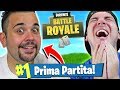 REAZIONE alla PRIMA PARTITA DI CICCIOGAMER su FORTNITE!!