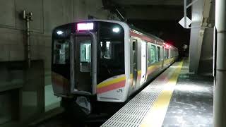 弥彦線 E129系 A34編成 燕三条駅発車