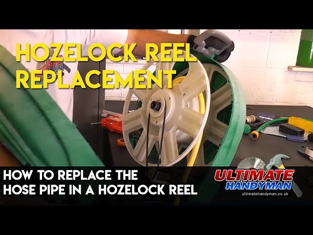 How to replace the hose pipe in a Hozelock reel 