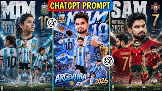 Football Prompt ChatGPT Photo Editing | Fifa World Cup Image Prompt | New Trending Photo Editing