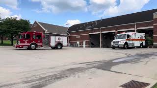 Nashville Fire Department Responding Code 3 To A MVA