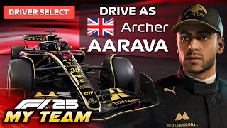 I can Drive as MYSELF in F1 25 My Team thanks to this mod...