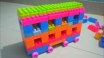 Satisfying DIY Lego Big Bus 4 /ASMR building blocks/block game /  Emran toys #satisfying