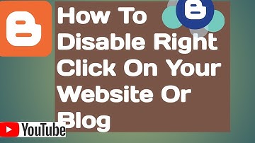 How To Disable Right Click On Your Website Or Blog Learn in Urdu Hindi