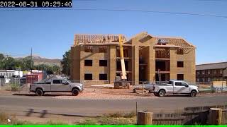 13 months of construction on a 3 story apartment building
