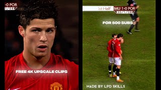 Cristiano Ronaldos Knuckle Free Kick 2008 Upscale Clips With Ae Cc And Topaz